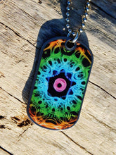 Load image into Gallery viewer, 432 HZ Rainbow Warrior Eagle Necklace!