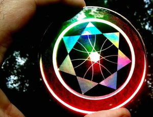 New!  The 7th Seal Rainbow Holographic Anunnaki Energy Disk!