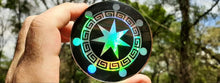 Load image into Gallery viewer, Anunnaki Communication Rainbow Holographic 3" Energy Disks – 5 Disk Set