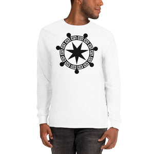 Anunnaki Communications Aquarius Crop Circle Long Sleeve T-Shirt
