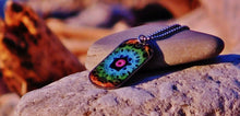 Load image into Gallery viewer, 432 HZ Rainbow Warrior Eagle Necklace!
