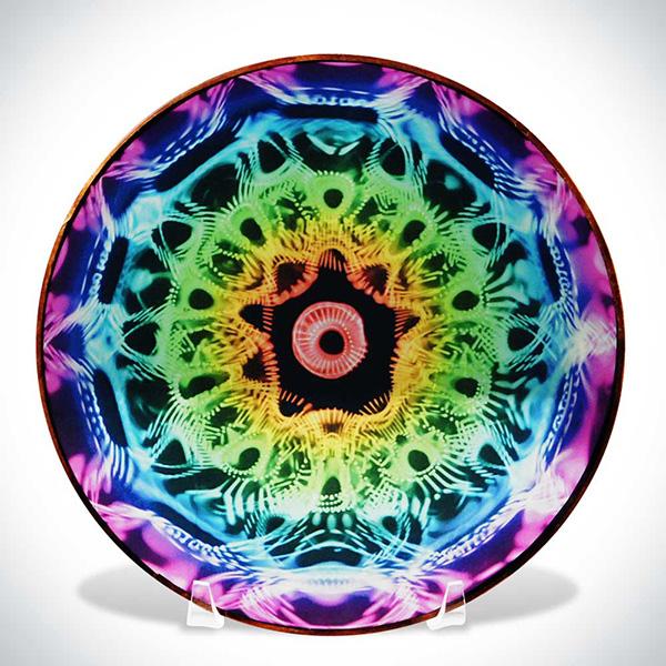 432 Chakra Healing Disk - Purple