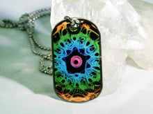 Load image into Gallery viewer, 432 HZ Rainbow Warrior Eagle Necklace!