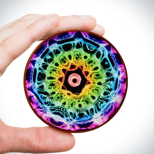 432 Chakra Healing Disk - Purple