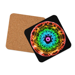 New! - 432 Hz Cosmic Energy Gateway - Water Bearer Cork-Back-Coaster!