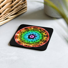 Load image into Gallery viewer, New! - 432 Hz Cosmic Energy Gateway - Water Bearer Cork-Back-Coaster!