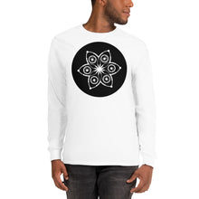 Load image into Gallery viewer, Men’s Long Sleeve E=MC2 Anunnaki Communications Crop Circle Shirt