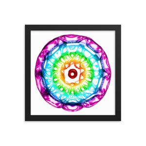 432 Hz Framed photo paper poster