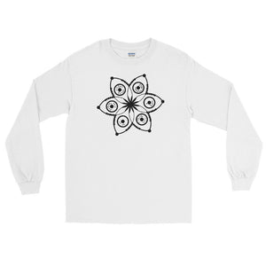 Anunnaki Communications E=MC2 Crop Circle Long Sleeve T-Shirt