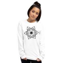 Load image into Gallery viewer, Anunnaki Communications E=MC2 Crop Circle Long Sleeve T-Shirt