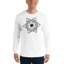 Load image into Gallery viewer, Anunnaki Communications E=MC2 Crop Circle Long Sleeve T-Shirt