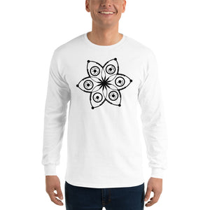 Anunnaki Communications E=MC2 Crop Circle Long Sleeve T-Shirt