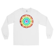 Load image into Gallery viewer, Men’s Long Sleeve 432 Red to Purple with White background Shirt