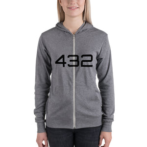 Ladies 432 zip hoodie