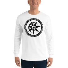 Load image into Gallery viewer, Anunnaki Communications Eclipse Crop Circle Long Sleeve T-Shirt