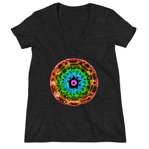 Women's Fashion Deep V-neck Tee