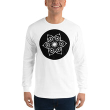 Load image into Gallery viewer, Men’s Long Sleeve E=MC2 Anunnaki Communications Crop Circle Shirt