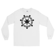 Load image into Gallery viewer, Anunnaki Communications Aquarius Crop Circle Long Sleeve T-Shirt