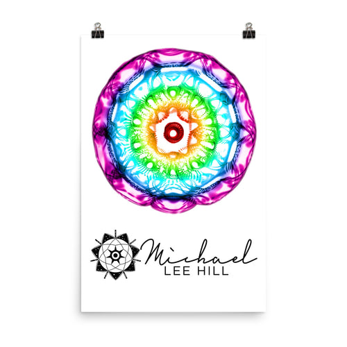 432 hz Photo paper poster