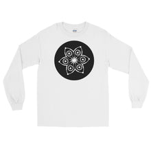 Load image into Gallery viewer, Men’s Long Sleeve E=MC2 Anunnaki Communications Crop Circle Shirt