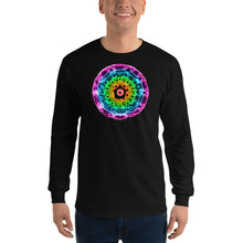 Load image into Gallery viewer, Men’s 432 Hz Purple to Red Long Sleeve Shirt