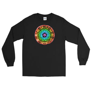 Men’s 432 Hz Red to Purple  Long Sleeve Shirt