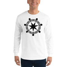 Load image into Gallery viewer, Anunnaki Communications Aquarius Crop Circle Long Sleeve T-Shirt