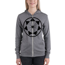 Load image into Gallery viewer, Anunnaki Crop Circle Unisex zip hoodie