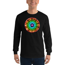 Load image into Gallery viewer, Men’s 432 Hz Red to Purple  Long Sleeve Shirt