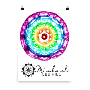 432 hz Photo paper poster