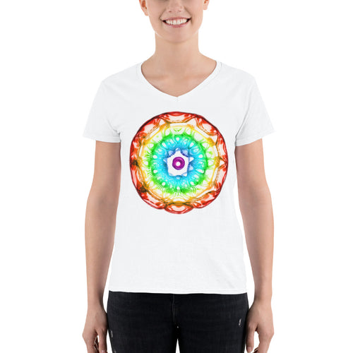 Women's Casual V-Neck Shirt