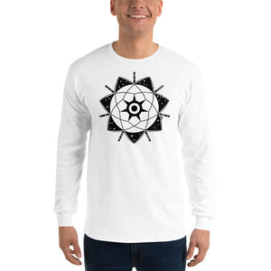 Anunnaki Communications Ea - Enki Crop Circle Long Sleeve T-Shirt