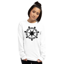 Load image into Gallery viewer, Anunnaki Communications Aquarius Crop Circle Long Sleeve T-Shirt