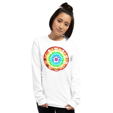 Load image into Gallery viewer, Men’s Long Sleeve 432 Red to Purple with White background Shirt