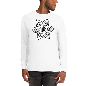 Anunnaki Communications E=MC2 Crop Circle Long Sleeve T-Shirt