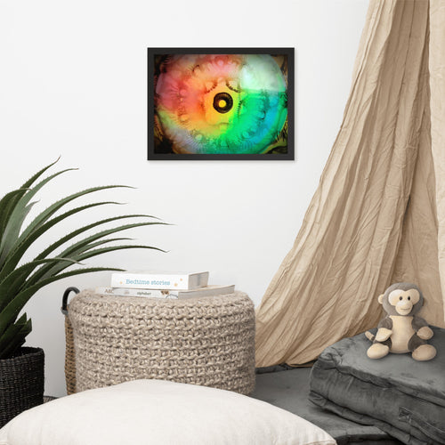 432 Eye Framed photo paper poster