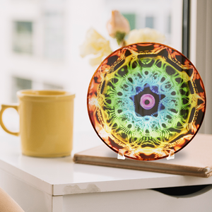 432 Hz Home Energy Disk - Red