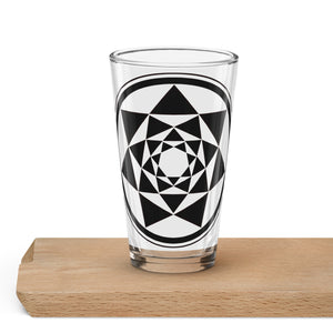 CROP CIRCLE Pint glass